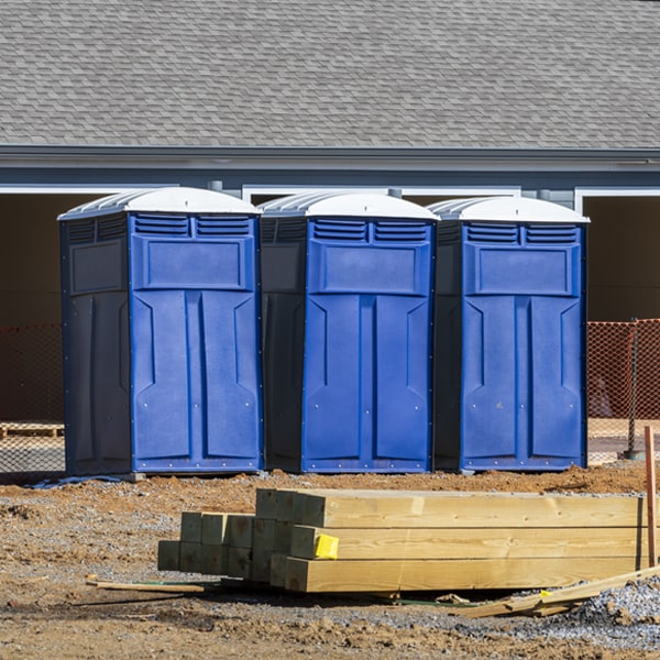 are there any restrictions on what items can be disposed of in the portable restrooms in Fifty Lakes MN